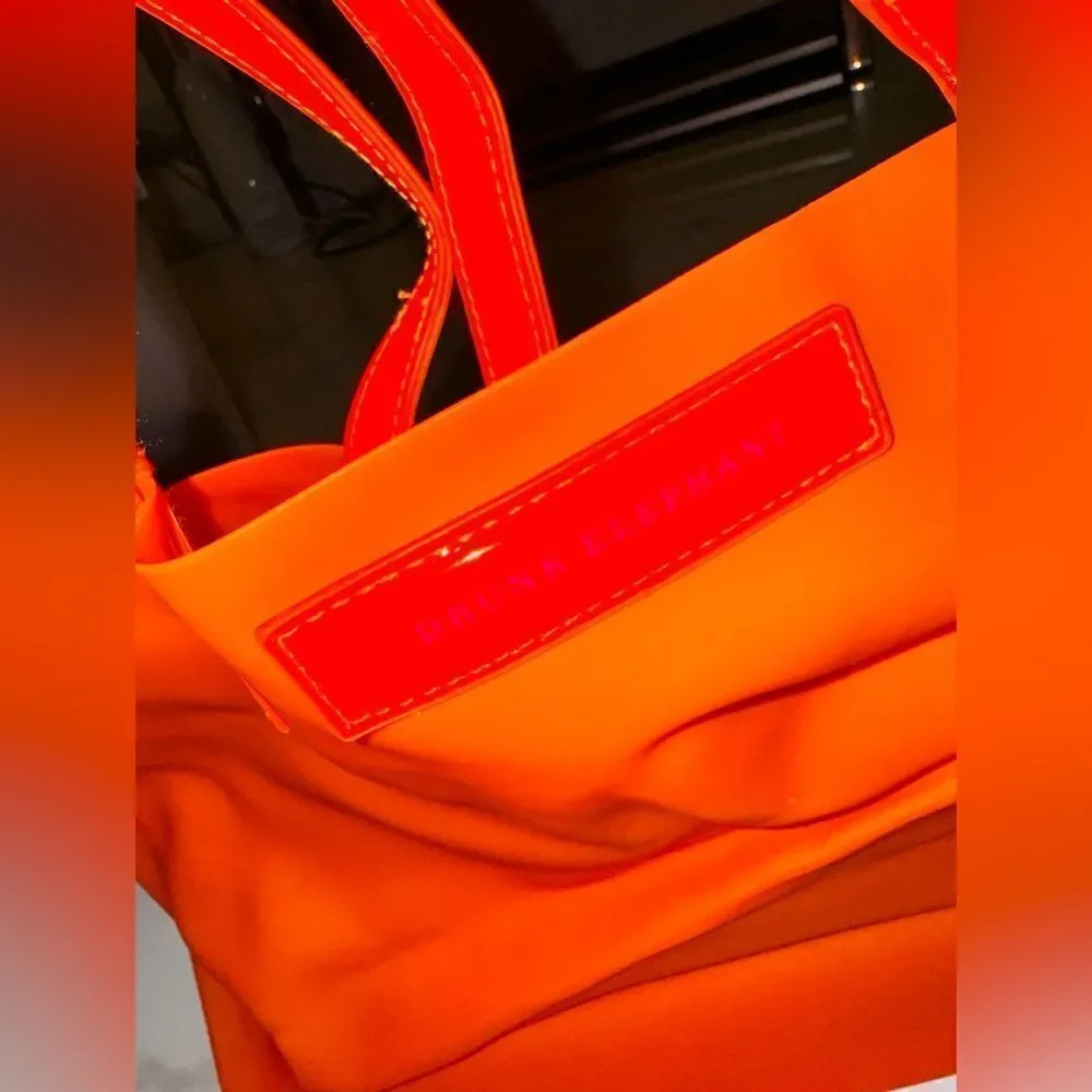 Drunk elephant orange tote bag#18